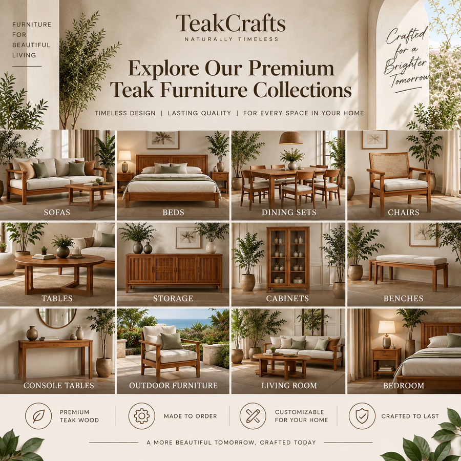 Premium Teak Wood Furniture Collections by TeakCrafts