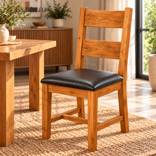 TeakCrafts Everton Teak Wood Dining Chair
