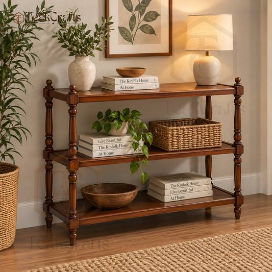 Ultra Teak Wood Console Table by TeakCrafts — Teak Wood Console Table image 1