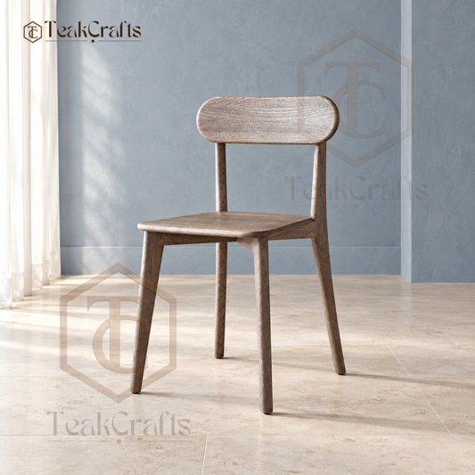 Oval Back Teak Wood Chair by TeakCrafts — Teak Wood Chair product image 1