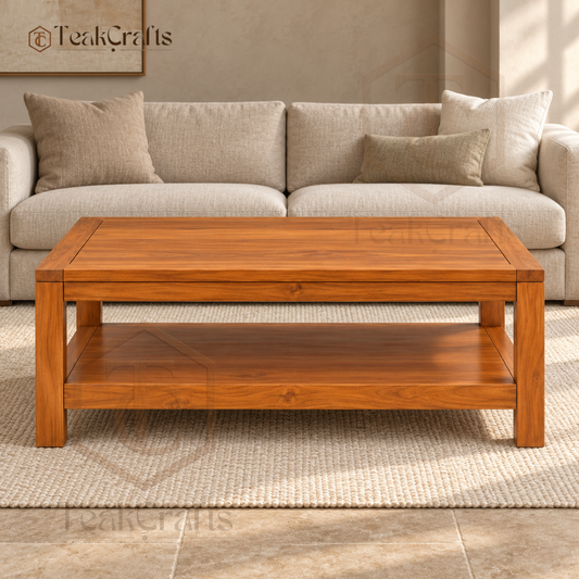Emperor Teak Wood Center Table by TeakCrafts — Teak Wood Center Table product image 1