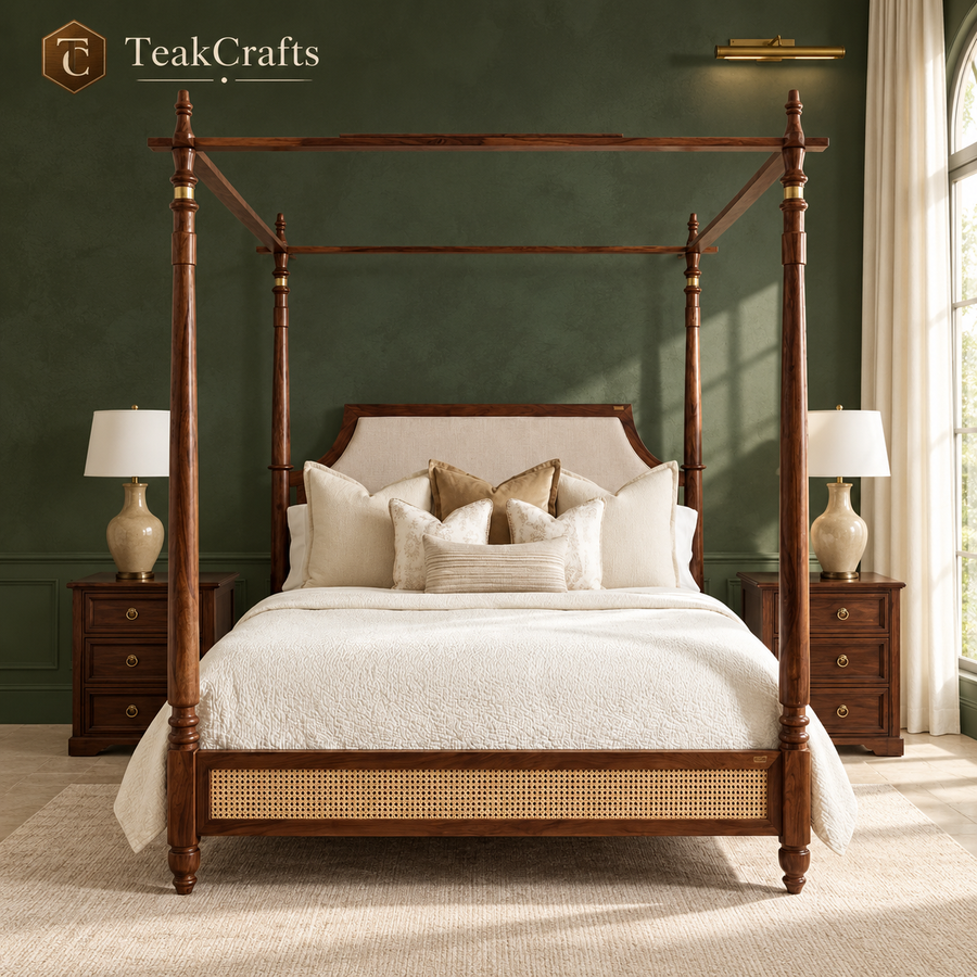 Classical Poster Teak Wood Bed by TeakCrafts — Teak Wood Bed product image 1