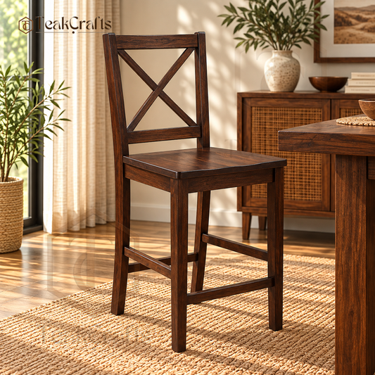 Opal Teak Wood Dining Chair by TeakCrafts — Teak Wood Dining Chair image 1