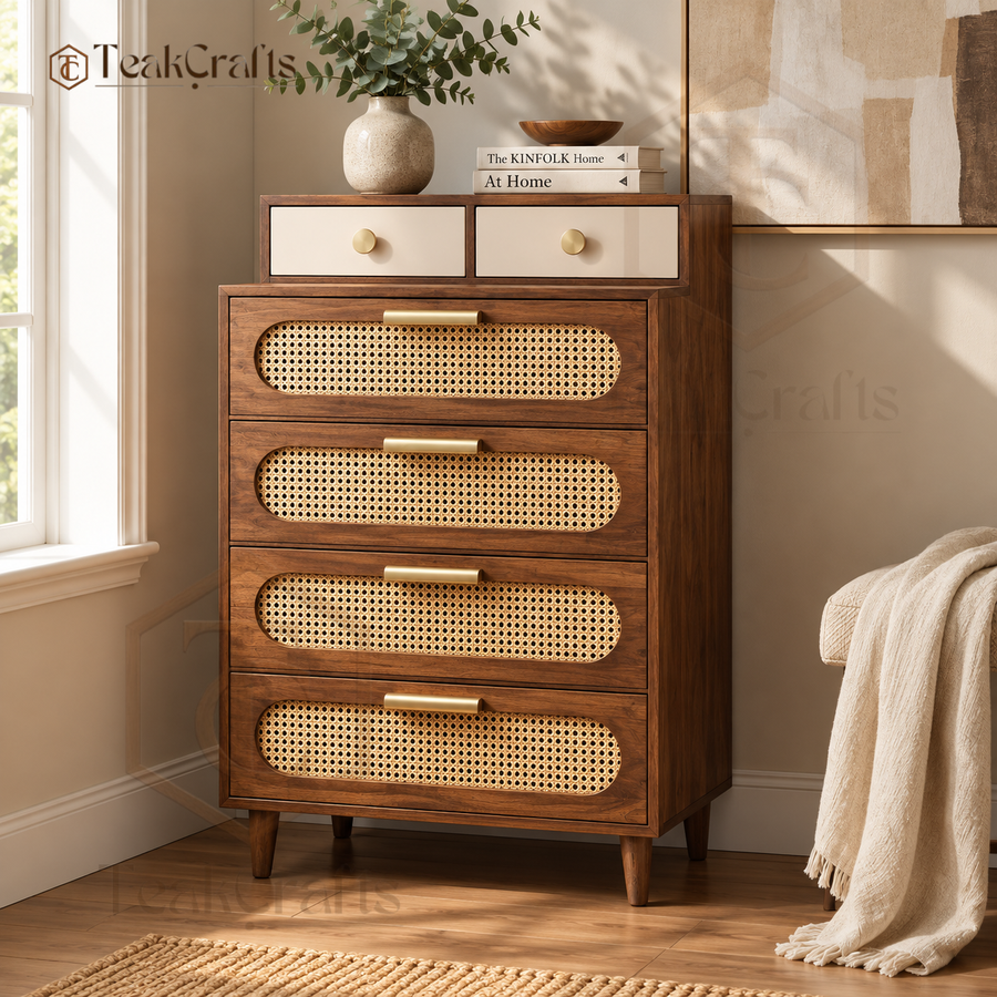 4 Level Teak Wood Storage Unit by TeakCrafts — Teak Wood Storage Unit image 1