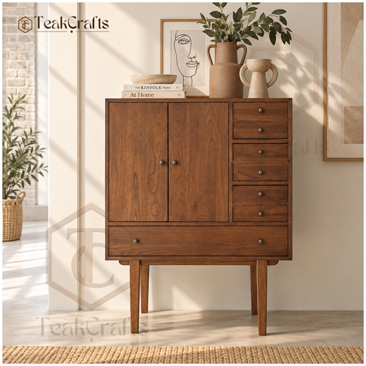 Zippo Teak Wood Storage Unit by TeakCrafts — Teak Wood Storage Unit image 1