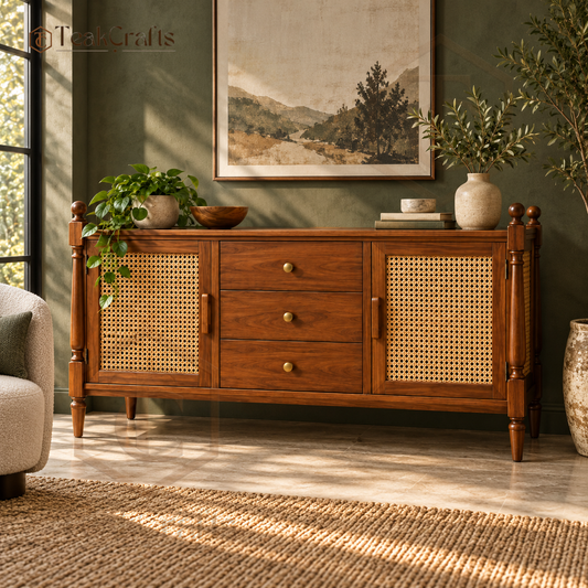 Cazaro Teak Wood Storage Unit
