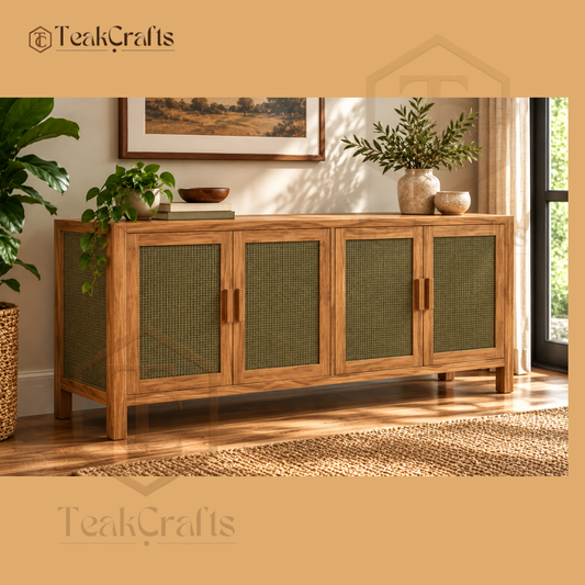 Norvik Teak Wood Storage Unit