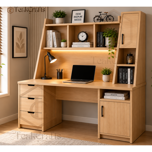 Oakmont Teak Wood Study Table