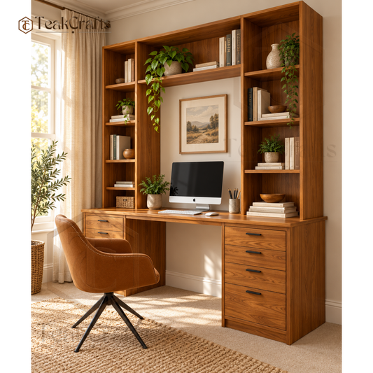 Phoenix Teak Wood Study Table