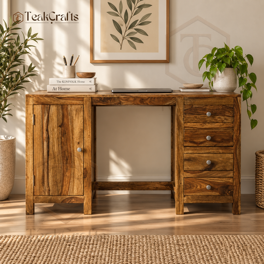 Finley Teak Wood Study Table