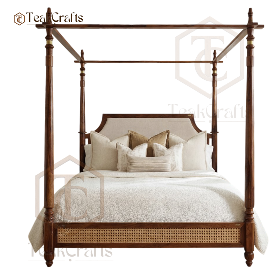 Classical Poster Teak Wood Bed by TeakCrafts — Teak Wood Bed product image 2